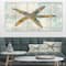 Designart - Coastal Pastel seashells III - Vintage Nautical Canvas Art